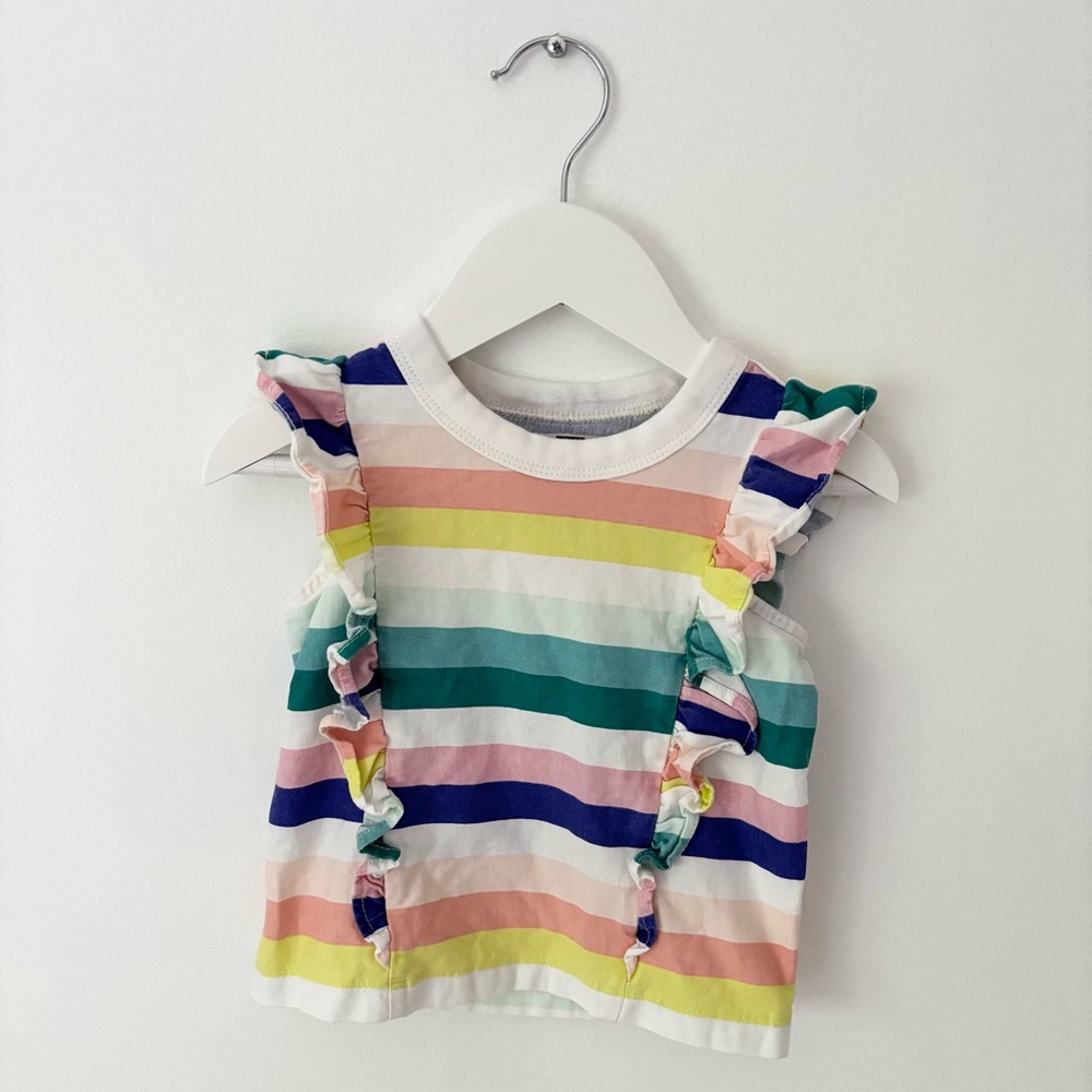 tea Colorful Striped Kids Top size 2